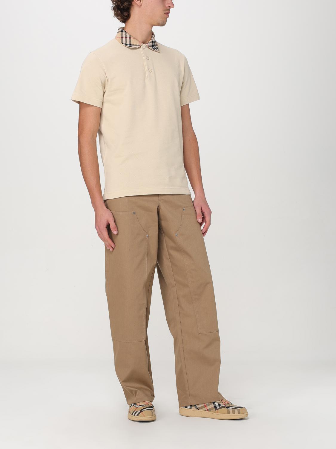 BURBERRY POLO: Polo Burberry in cotone , Marrone - Img 2