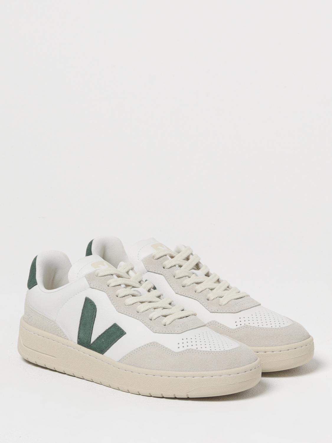 VEJA SNEAKERS: Sneakers V-90 Veja in pelle O.T., Bianco - Img 2