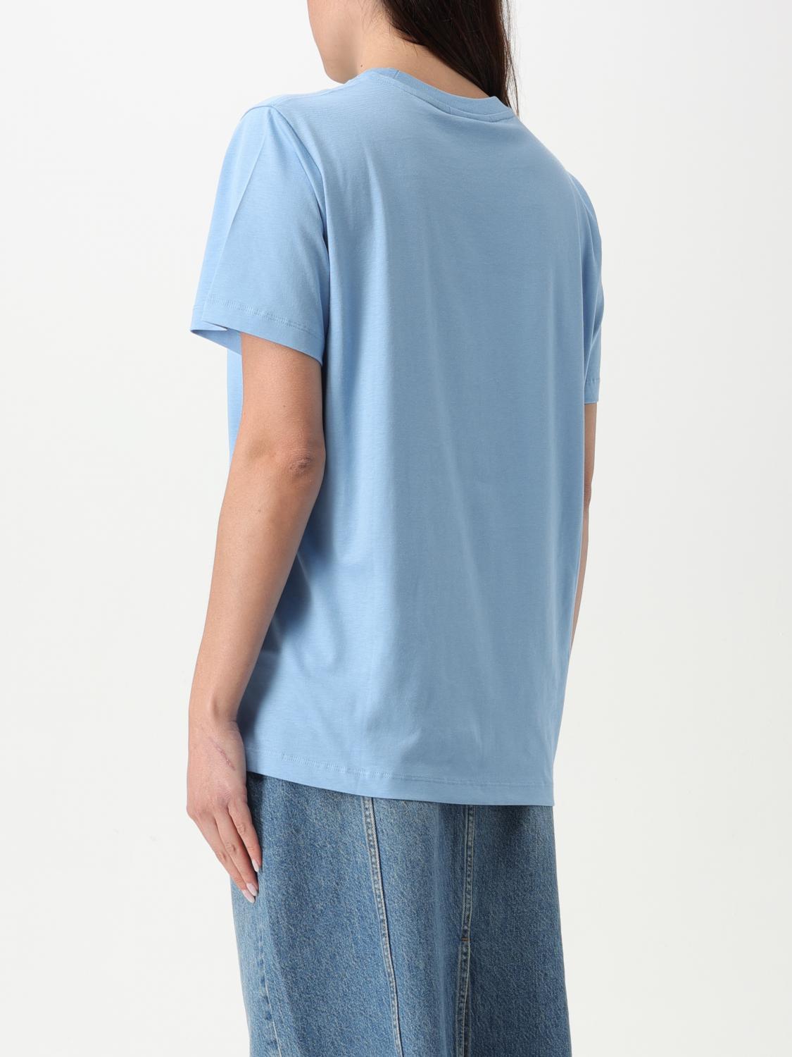 GANNI T-SHIRTS: T-shirt in cotone con stampa grafica Ganni, Nero - Img 3