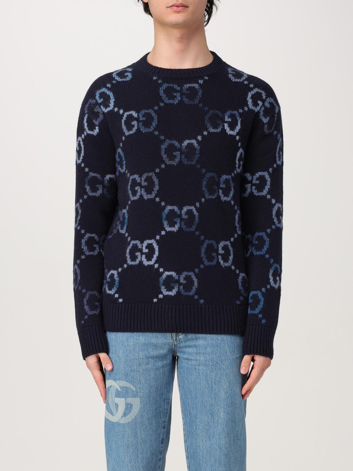 GUCCI JERSEY: Sudadera hombre Gucci, Azul Oscuro - Img 1
