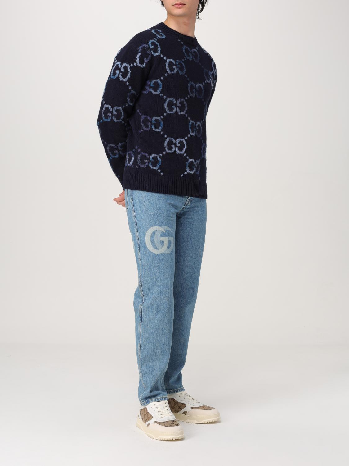 GUCCI JERSEY: Sudadera hombre Gucci, Azul Oscuro - Img 2