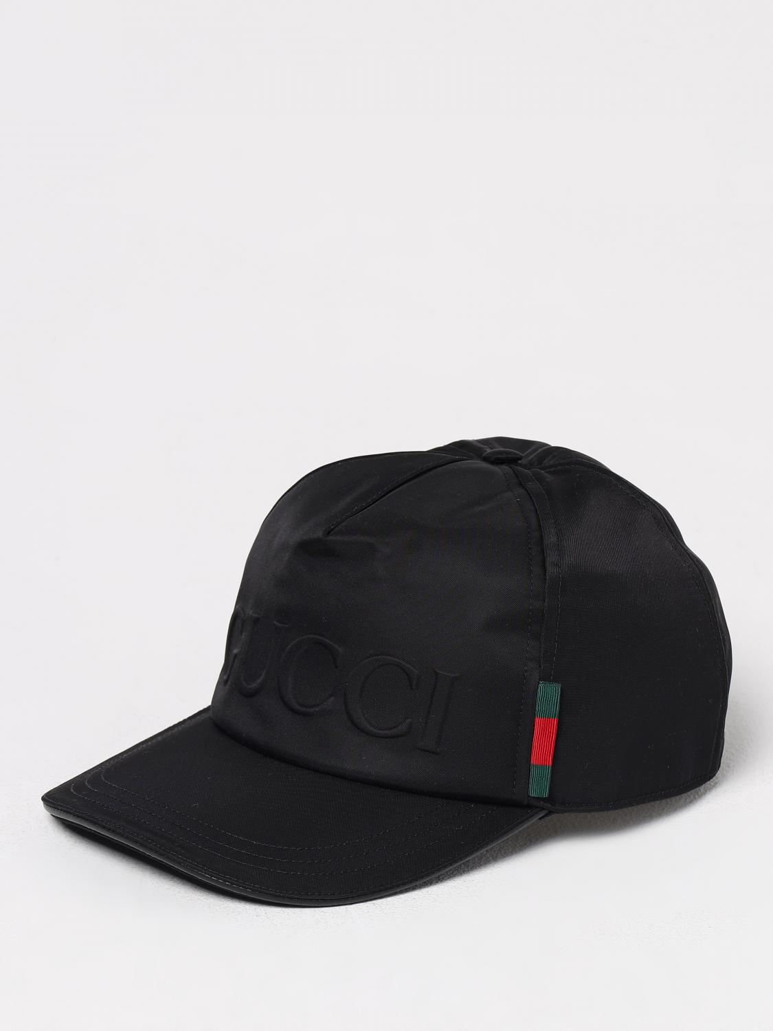 GUCCI HAT: Hat men Gucci, Black - Img 1