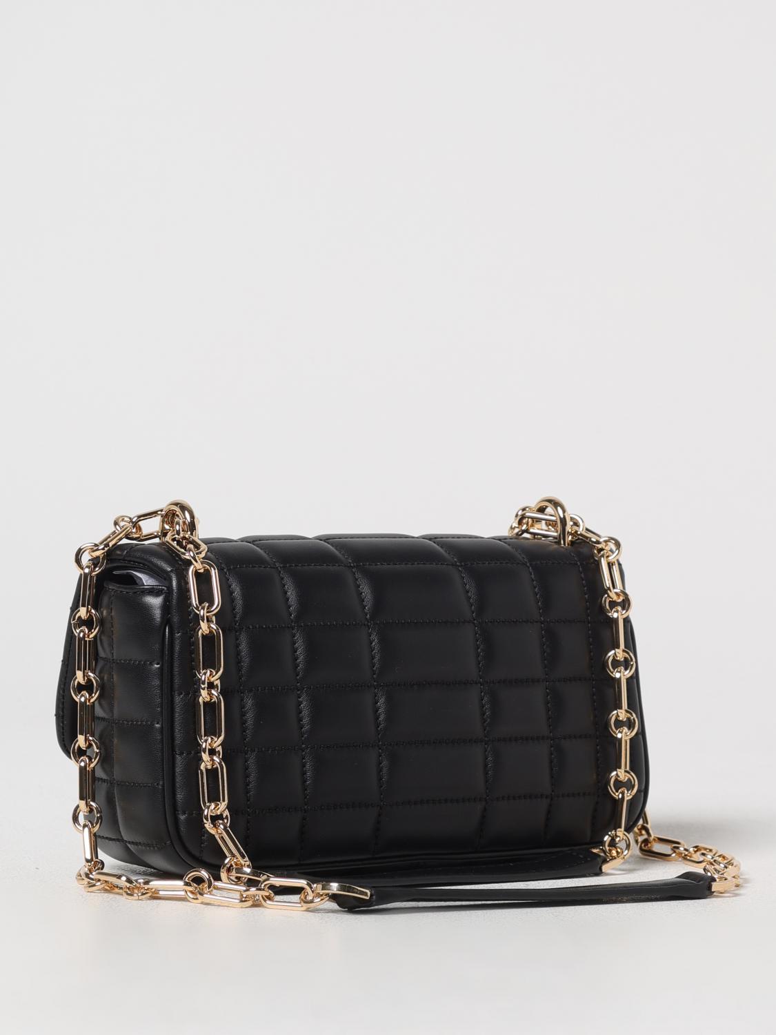 MICHAEL KORS BORSA MINI: Borsa Tribecca Michael Kors in pelle matelassè, Nero - Img 2