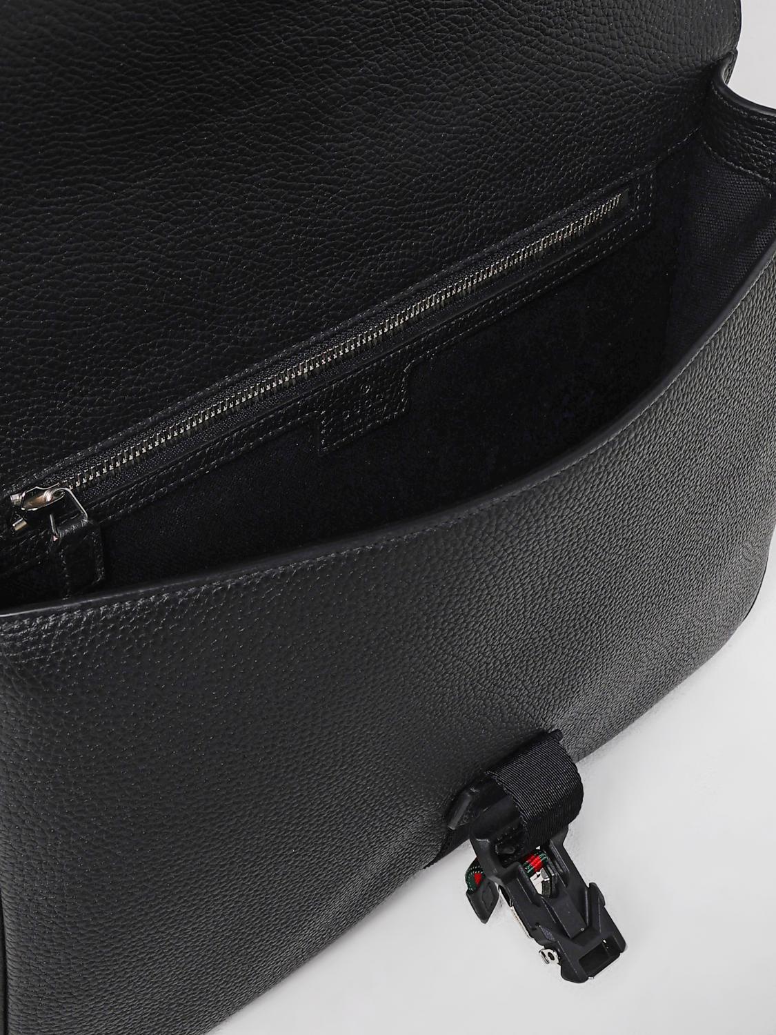 GUCCI PORTADOCUMENTI: Pocket square men Gucci, Black - Img 5