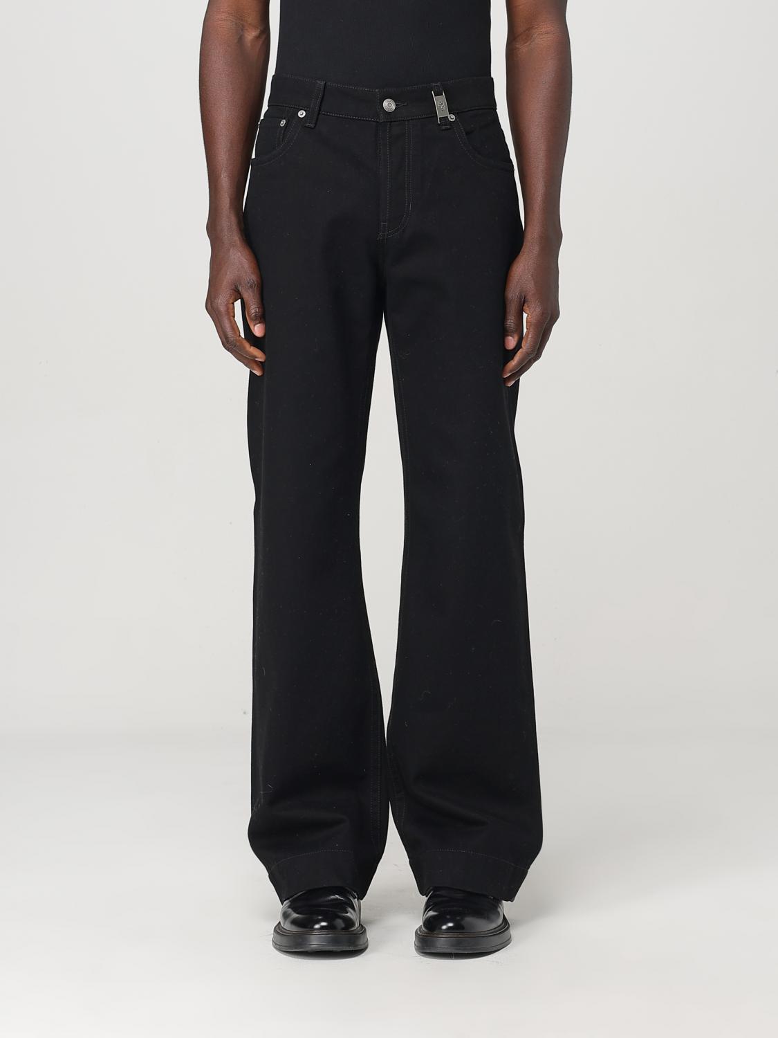 MCQUEEN JEANS: Jeans McQueen in denim , Nero - Img 1