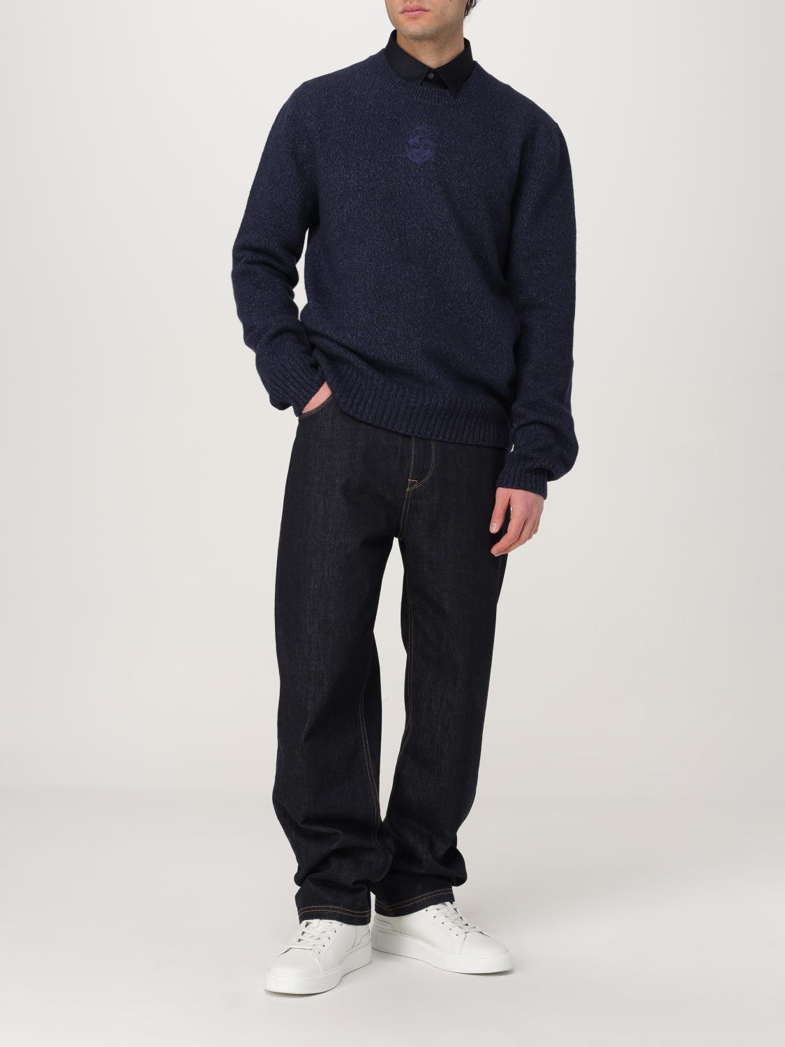 MCQUEEN SWEATER: Sweater men McQueen, Blue - Img 2