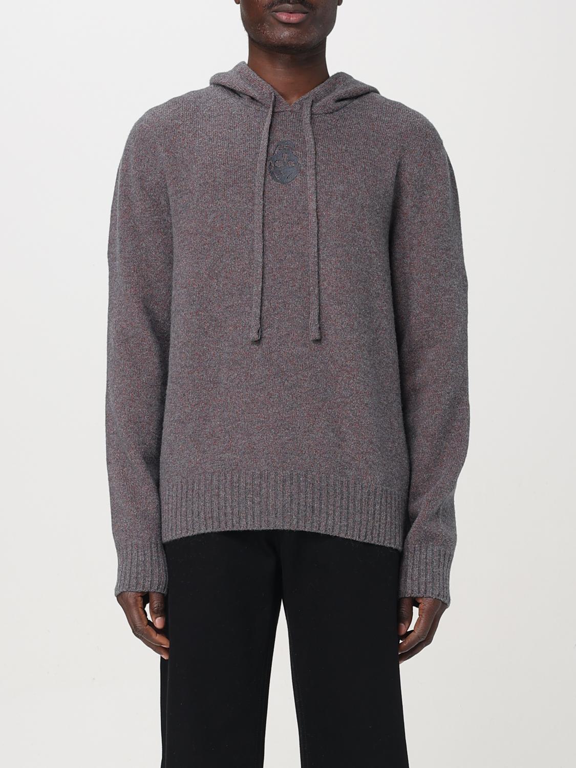 MCQUEEN SWEATSHIRT: Sweatshirt men McQueen, Grey - Img 1