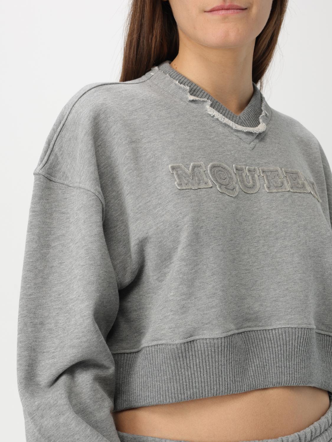 ALEXANDER MCQUEEN SUDADERA: Sudadera mujer McQueen, Gris - Img 5