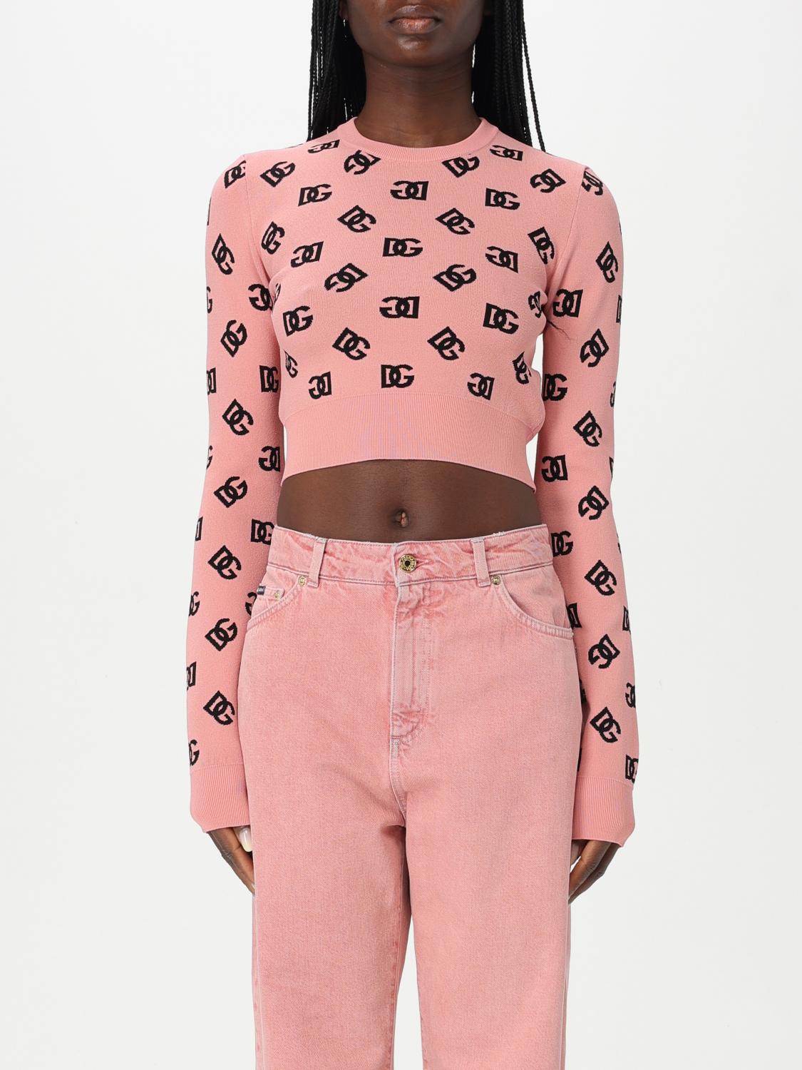 DOLCE & GABBANA PULLOVER: Pullover damen Dolce & Gabbana, Pink - Img 1