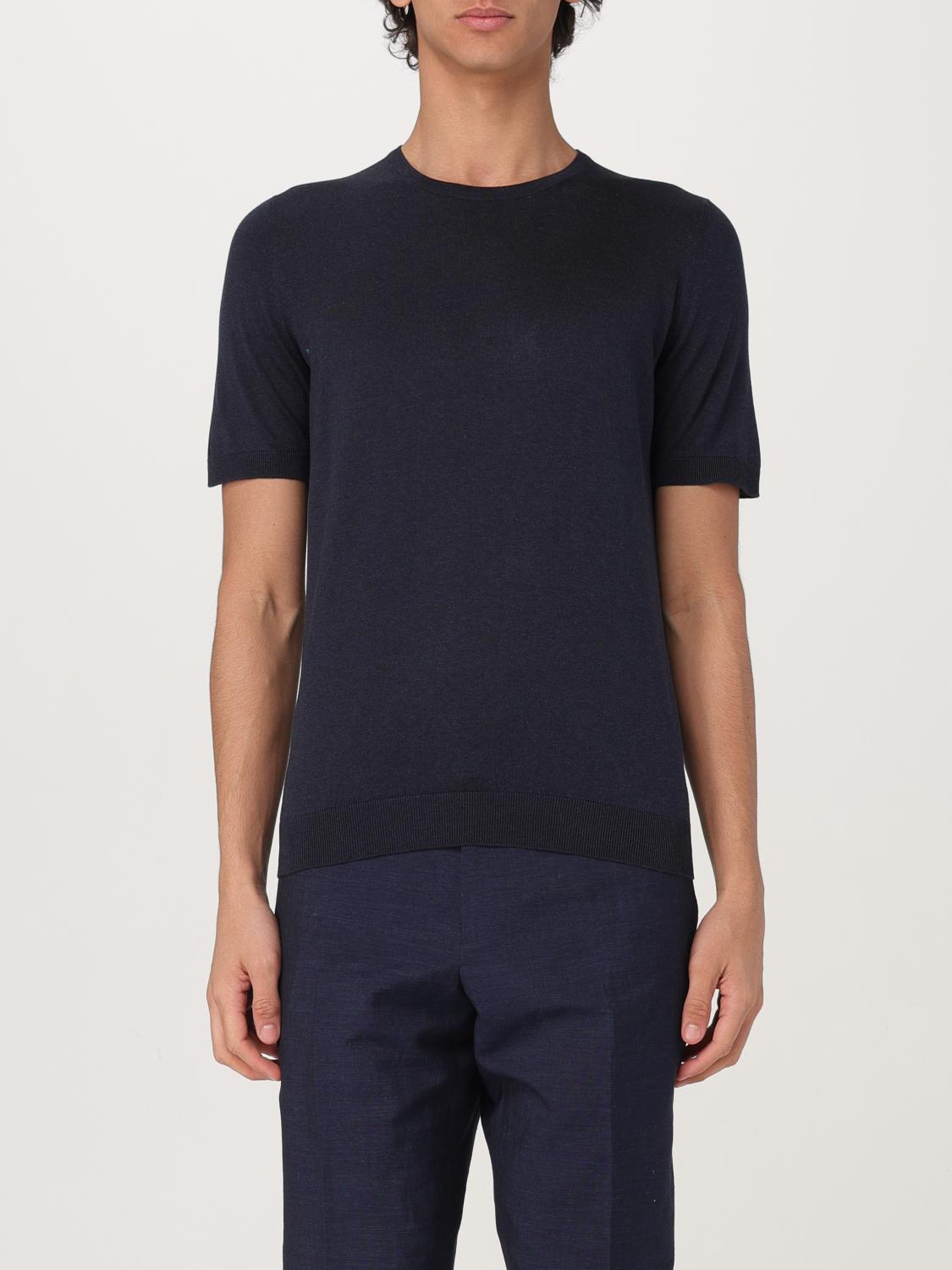TAGLIATORE CAMISETA: Camiseta hombre Tagliatore, Azul Oscuro - Img 1