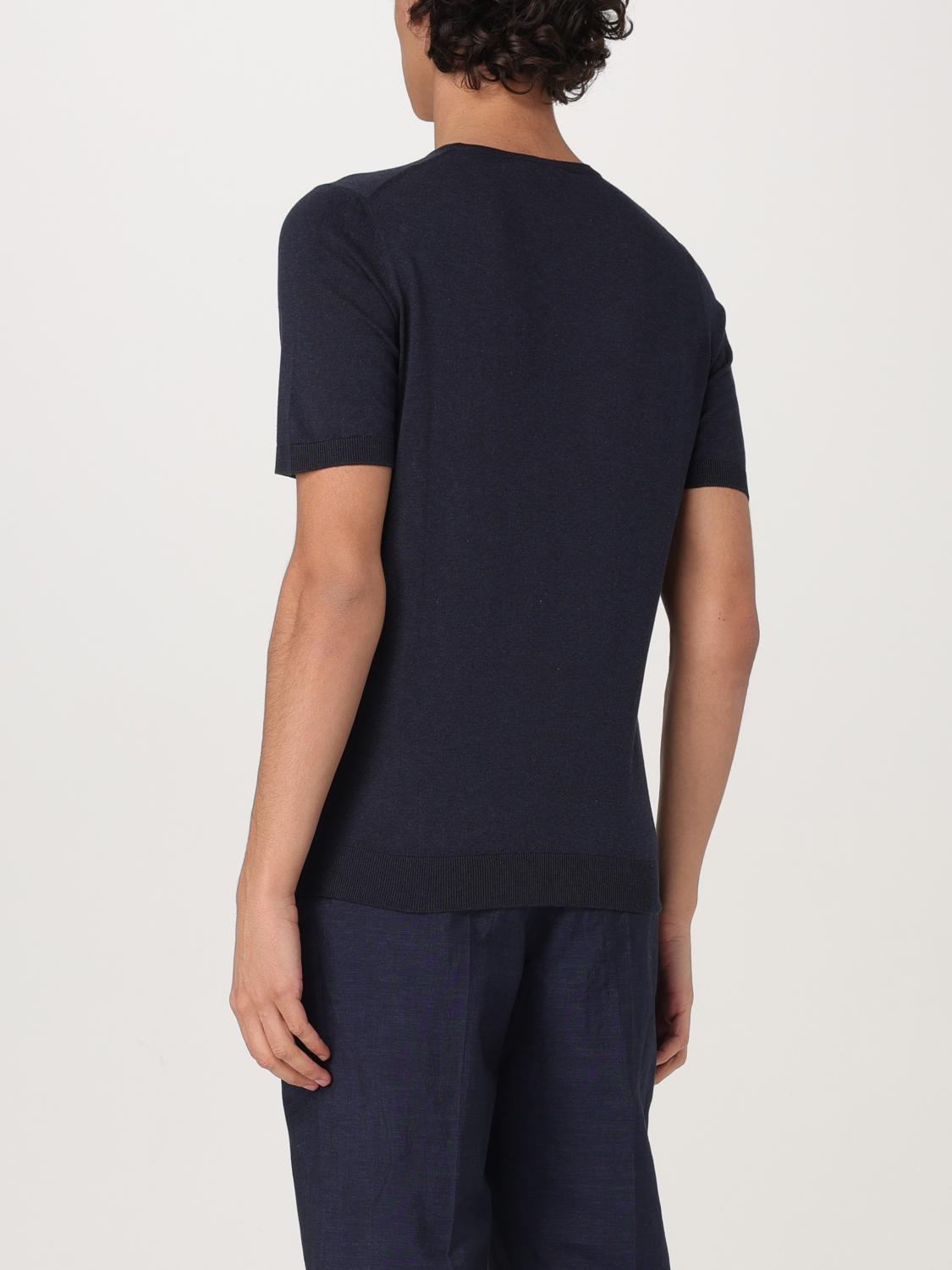 TAGLIATORE CAMISETA: Camiseta hombre Tagliatore, Azul Oscuro - Img 2