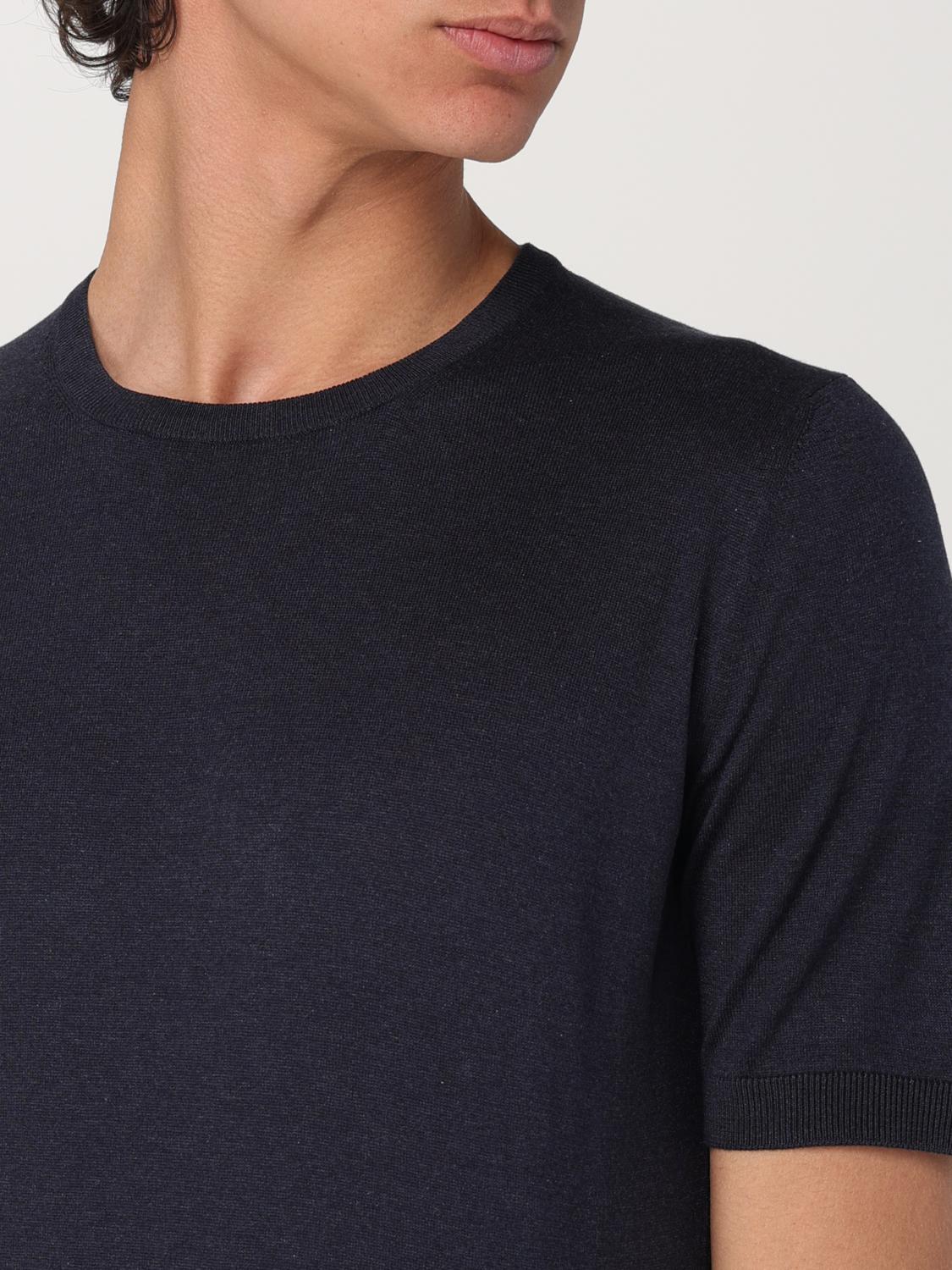 TAGLIATORE CAMISETA: Camiseta hombre Tagliatore, Azul Oscuro - Img 3