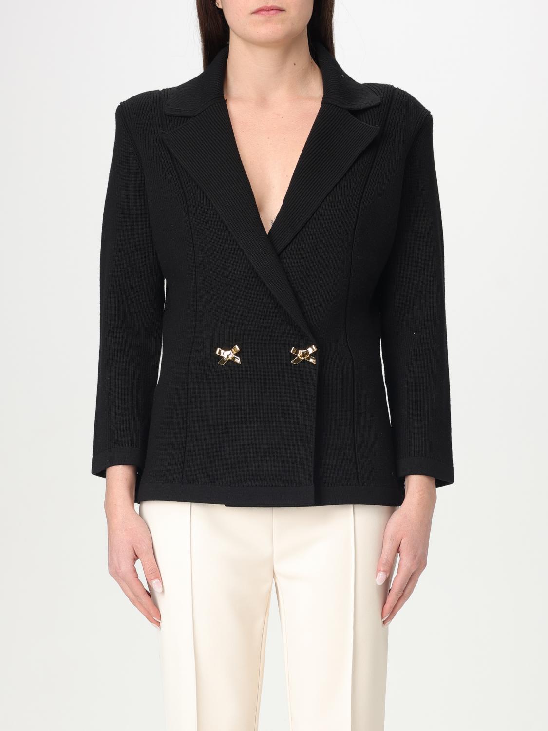 ELISABETTA FRANCHI CHAQUETA: Jersey mujer Elisabetta Franchi, Blanco - Img 1