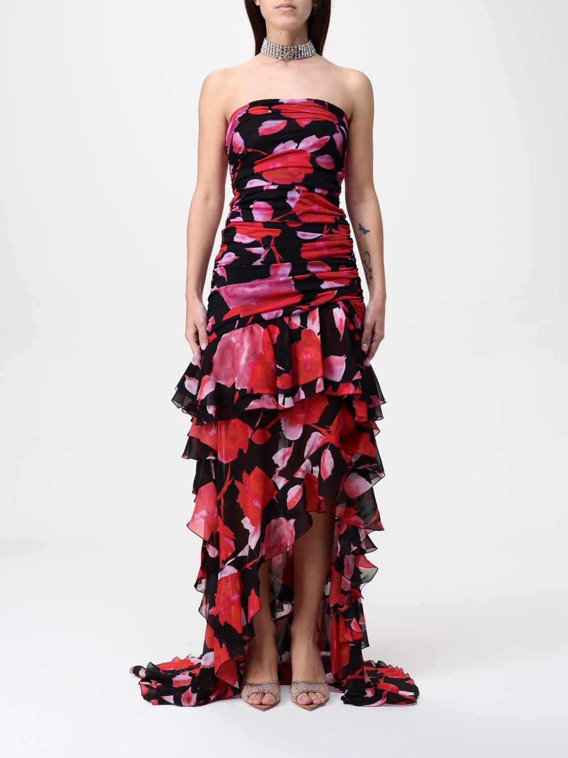 BLUMARINE ABITO: Abito Blumarine in jersey stampato , Nero - Img 1