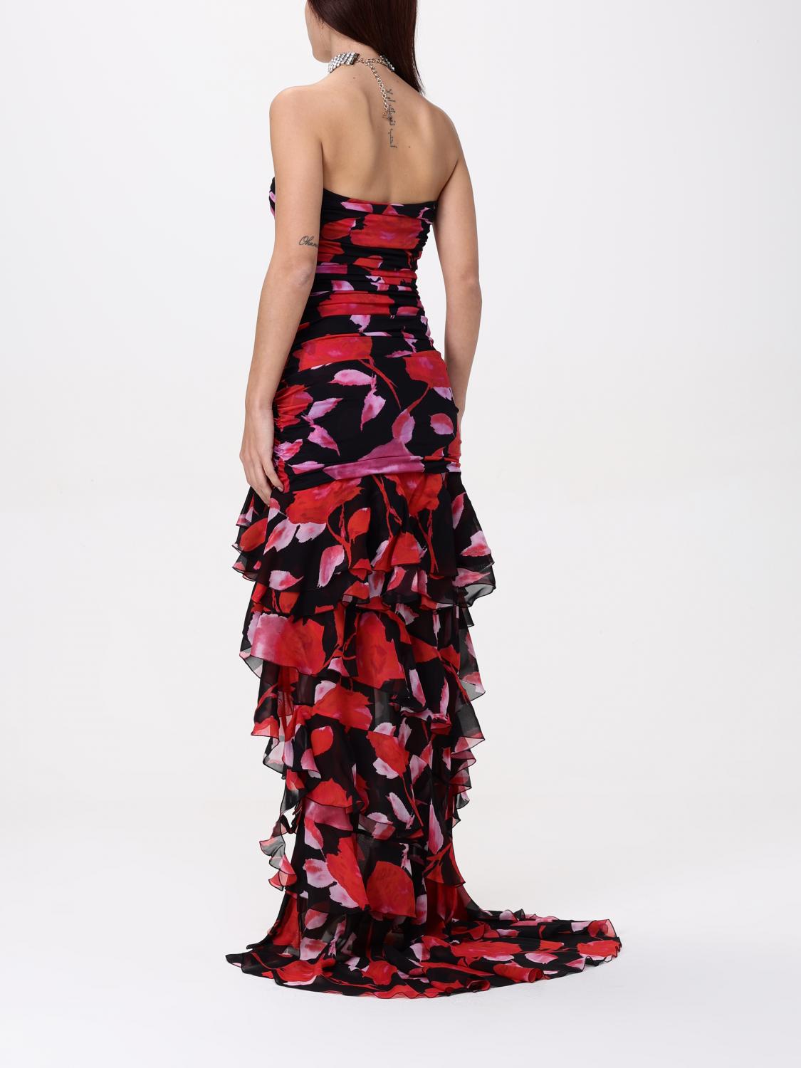 BLUMARINE ABITO: Abito Blumarine in jersey stampato , Nero - Img 2
