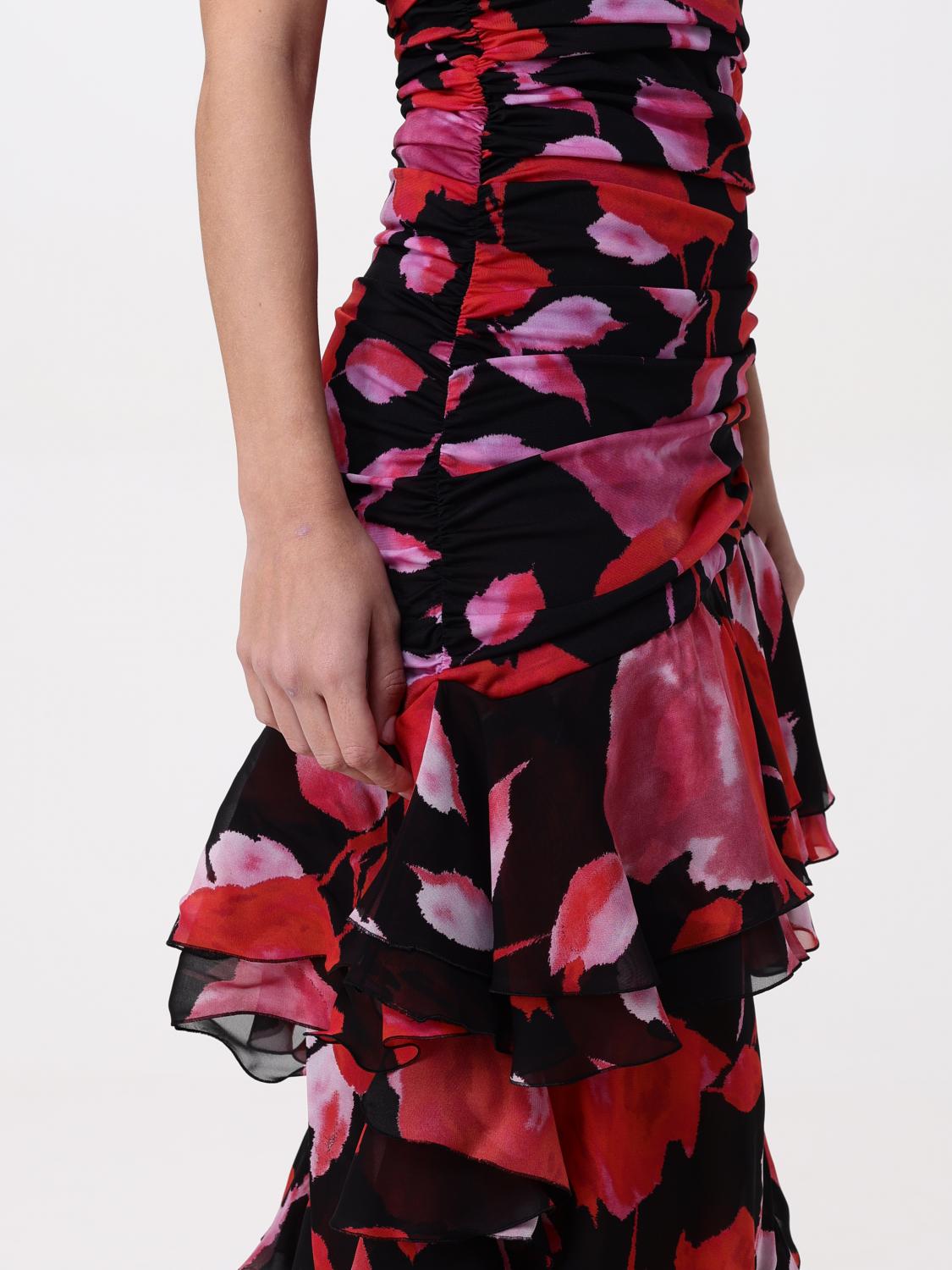 BLUMARINE ABITO: Abito Blumarine in jersey stampato , Nero - Img 4
