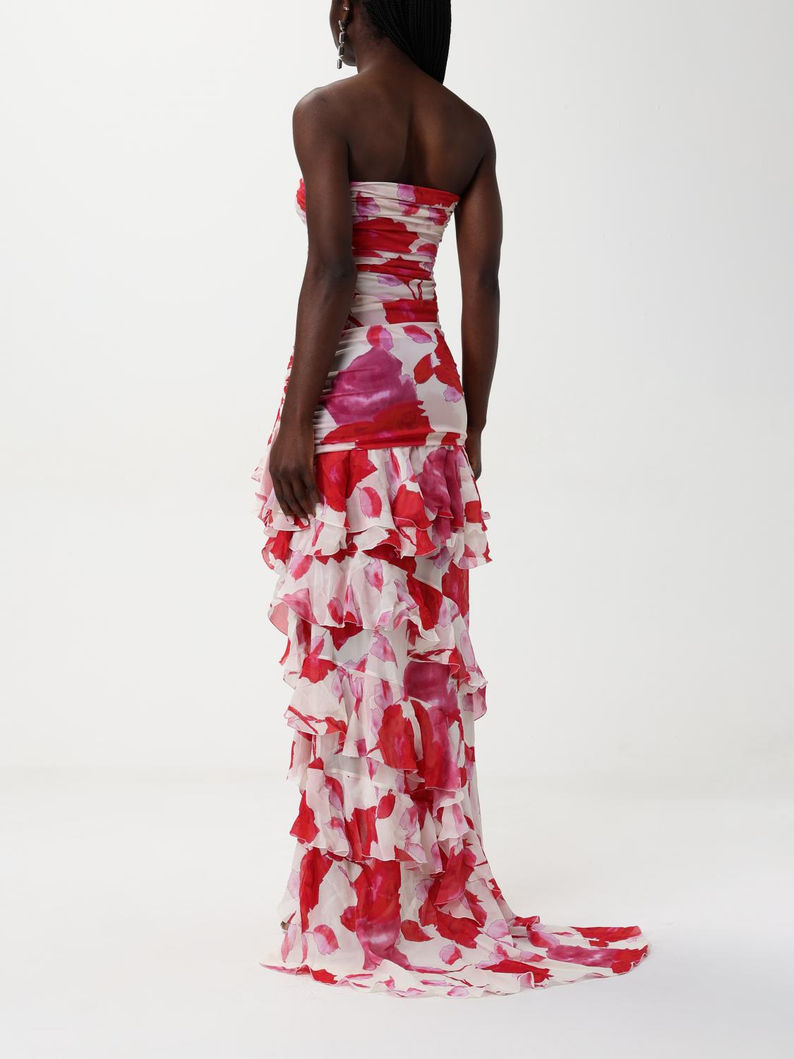 BLUMARINE ABITO: Abito Blumarine in jersey stampato , Rosso - Img 2