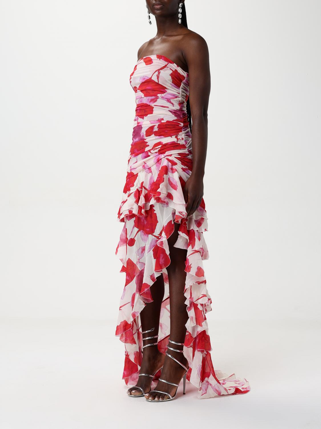 BLUMARINE ABITO: Abito Blumarine in jersey stampato , Rosso - Img 3