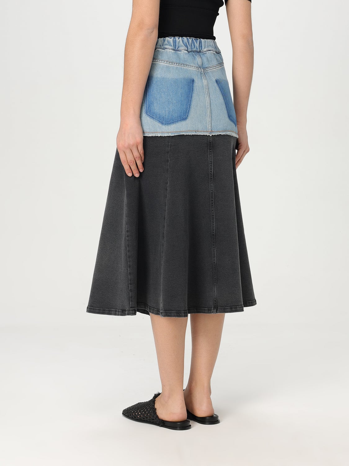 SEA NY FALDA: Falda mujer Sea Ny, Azul Oscuro - Img 2