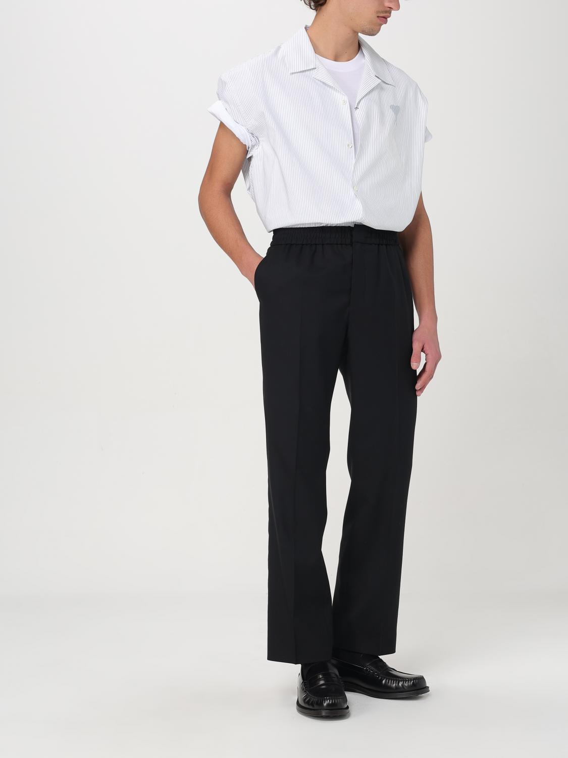 AMI PARIS PANTS: Pants men Ami Paris, Black - Img 2