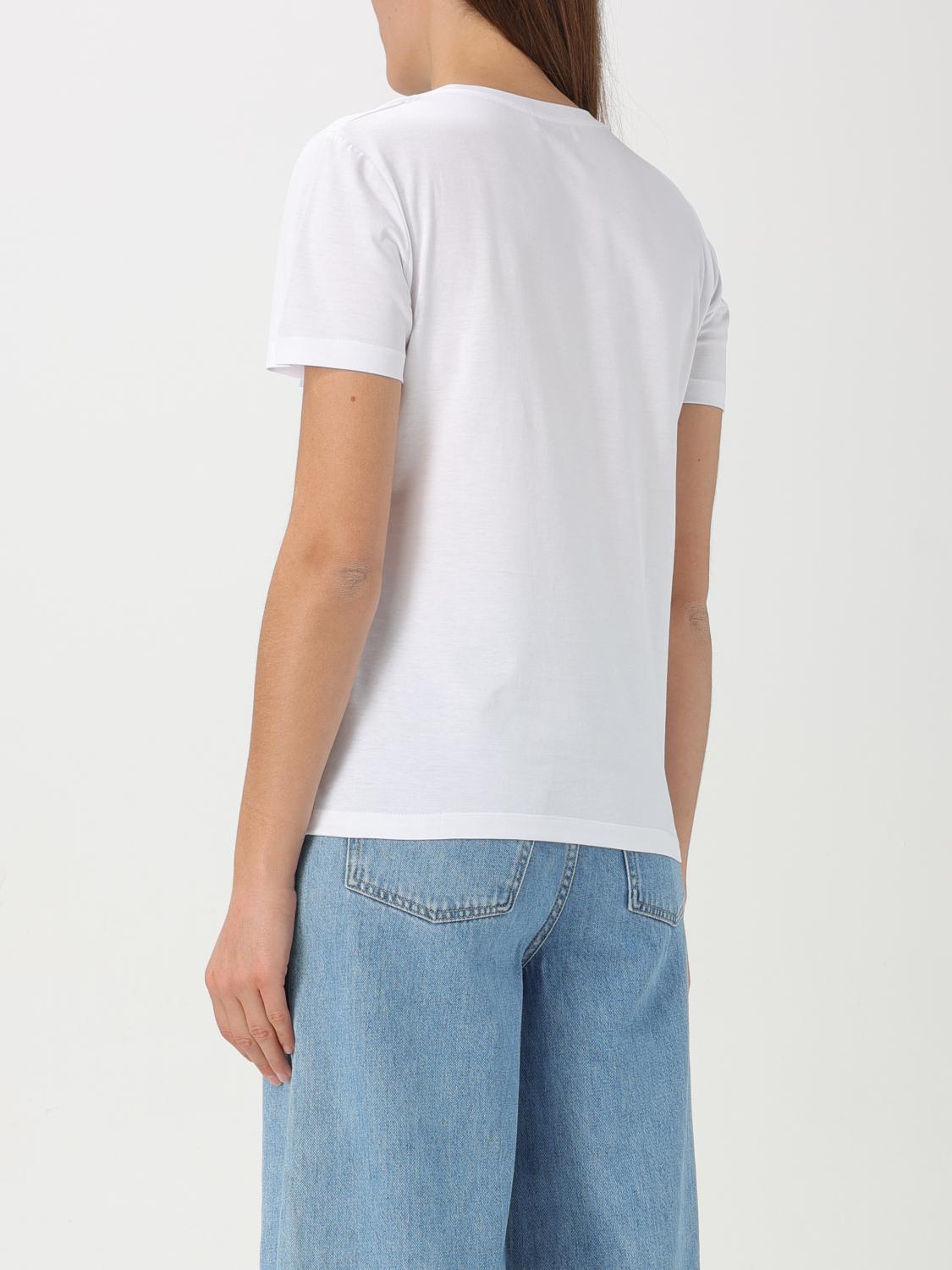 DONDUP T-SHIRTS: T-shirt Dondup in cotone con logo ricamato, Bianco - Img 2