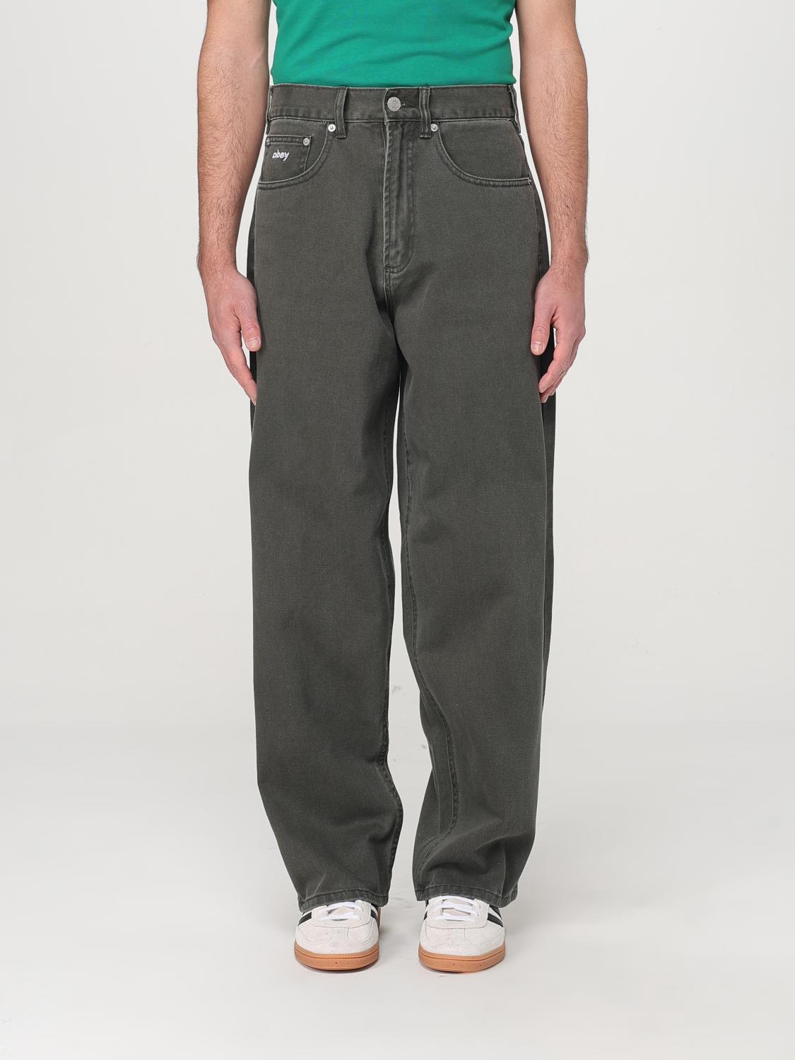 OBEY JEANS: Pants men Obey, Denim - Img 1