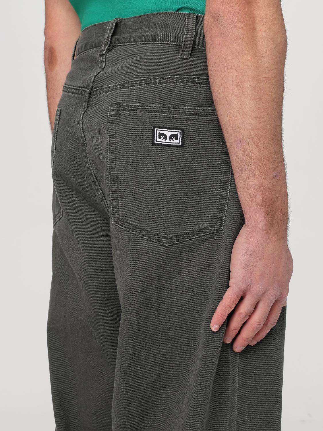OBEY JEANS: Pants men Obey, Denim - Img 3
