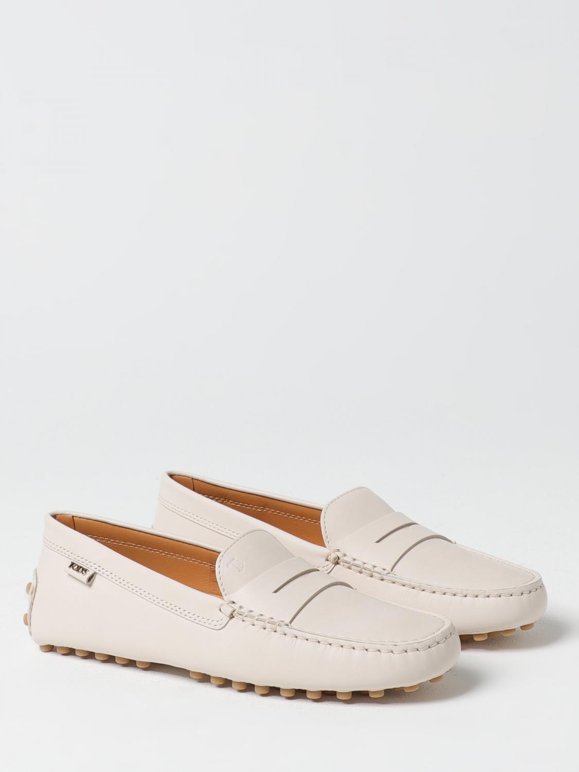 TOD'S MOCASSINI: Mocassino Tod's in pelle , Bianco - Img 2