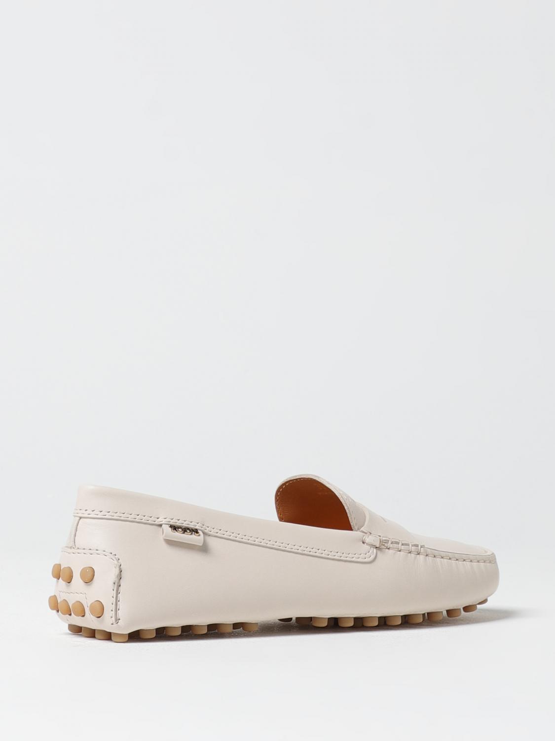 TOD'S MOCASSINI: Mocassino Tod's in pelle , Bianco - Img 3