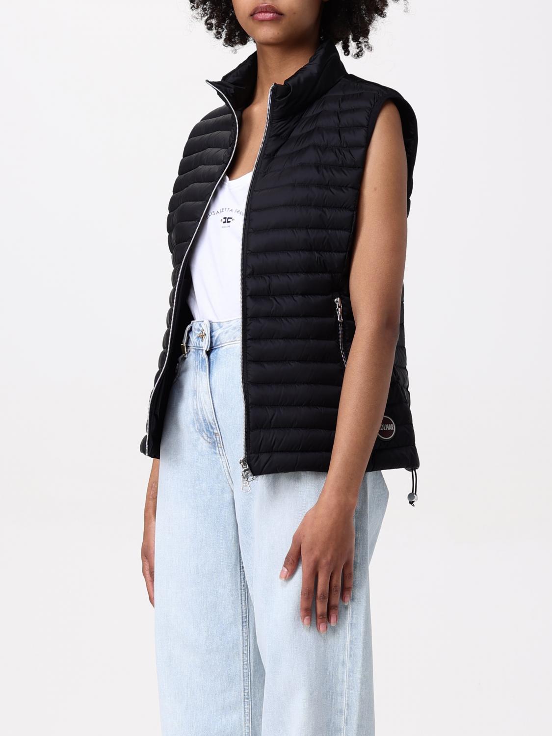 COLMAR WAISTCOAT: Colmar zip-up padded vest, Black - Img 3