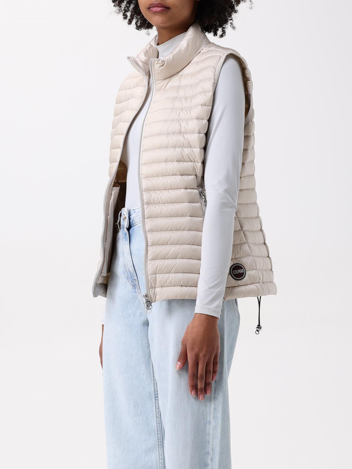 COLMAR WAISTCOAT: Colmar zip-up padded vest, Pink - Img 3
