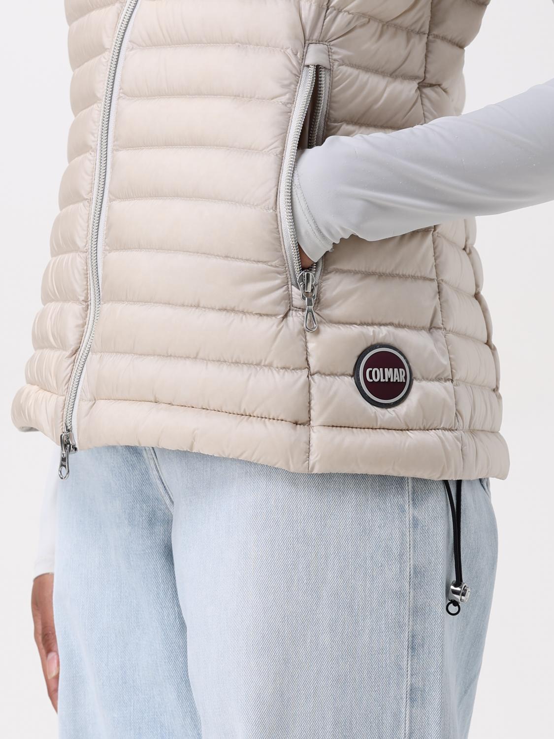 COLMAR WAISTCOAT: Colmar zip-up padded vest, Pink - Img 4