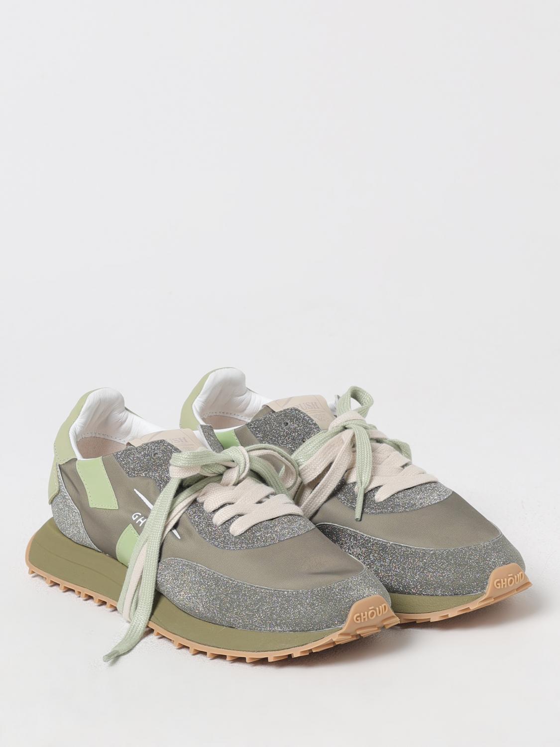 GHOUD BASKETS: Baskets femme Ghoud, Vert Militaire - Img 2