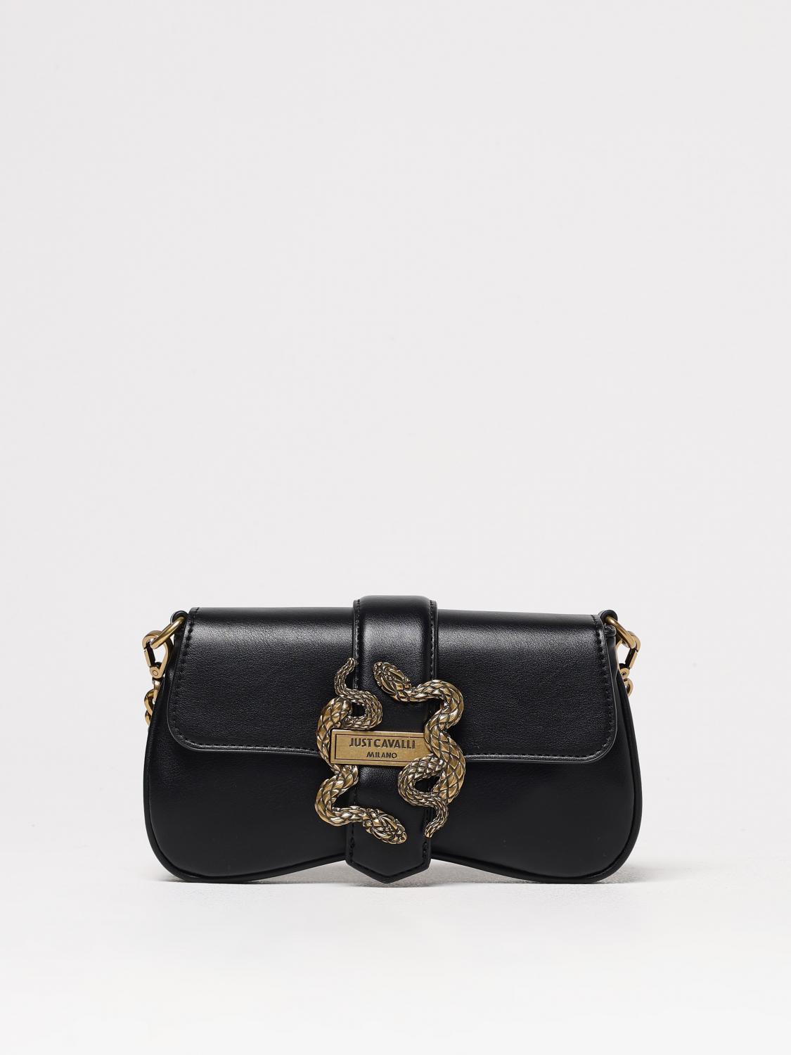 JUST CAVALLI BORSA MINI: Borsa Just Cavalli in pelle sintetica , Nero - Img 1