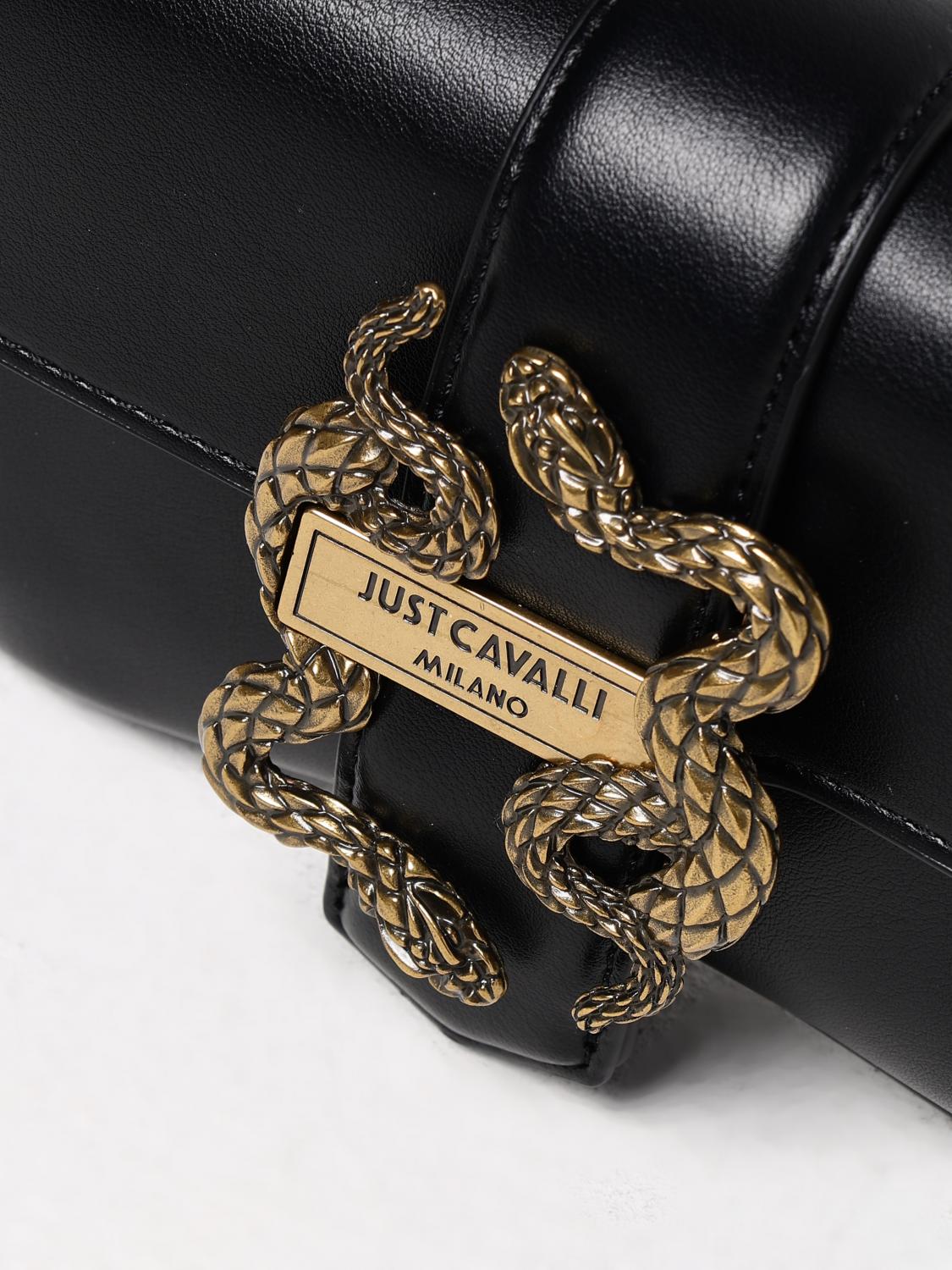 JUST CAVALLI BORSA MINI: Borsa Just Cavalli in pelle sintetica , Nero - Img 3