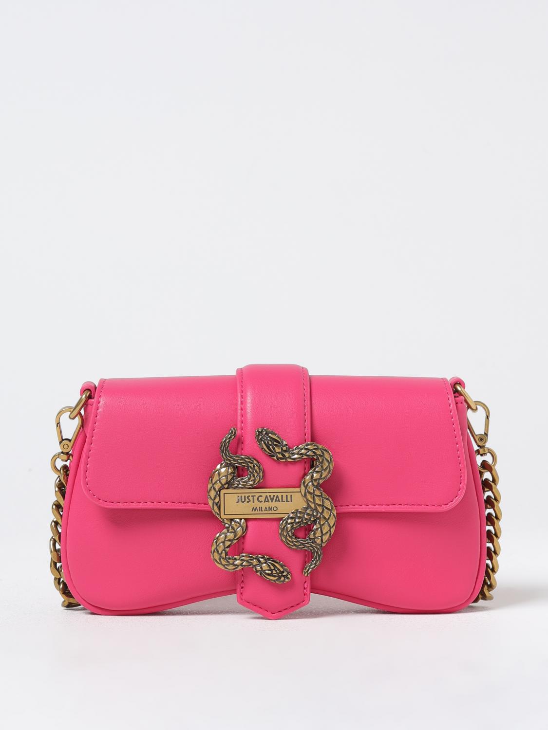 JUST CAVALLI BORSA MINI: Borsa Just Cavalli in pelle sintetica , Rosa - Img 1