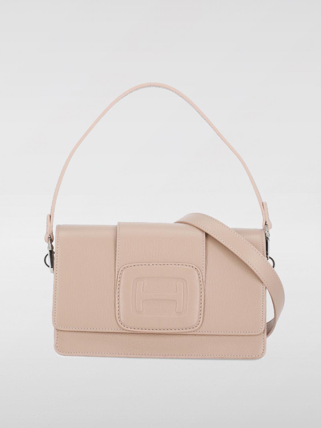 HOGAN BORSA MINI: Borsa Hogan in pelle a grana , Rosa - Img 1