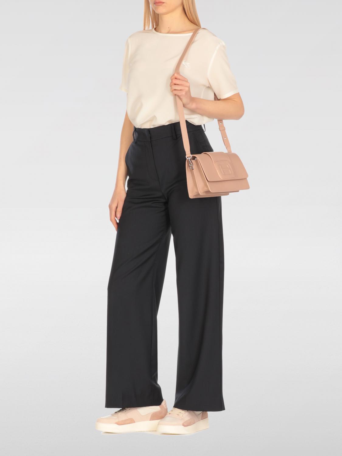 HOGAN BORSA MINI: Borsa Hogan in pelle a grana , Rosa - Img 2