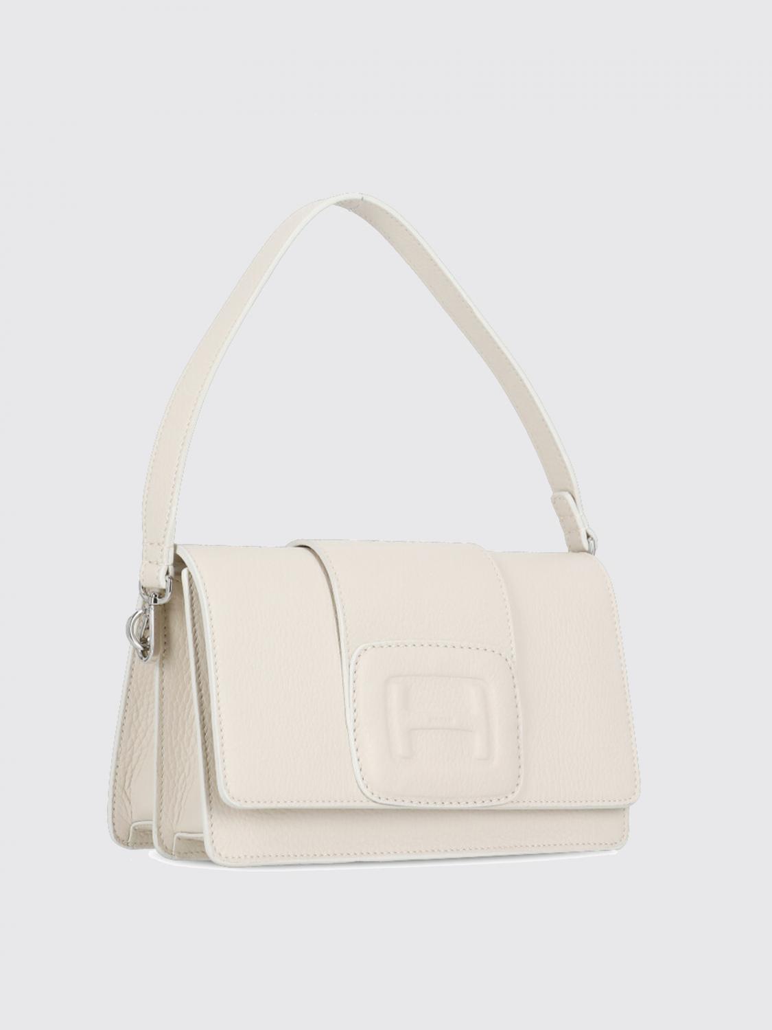 HOGAN BORSA MINI: Borsa Hogan in pelle a grana , Avorio - Img 3