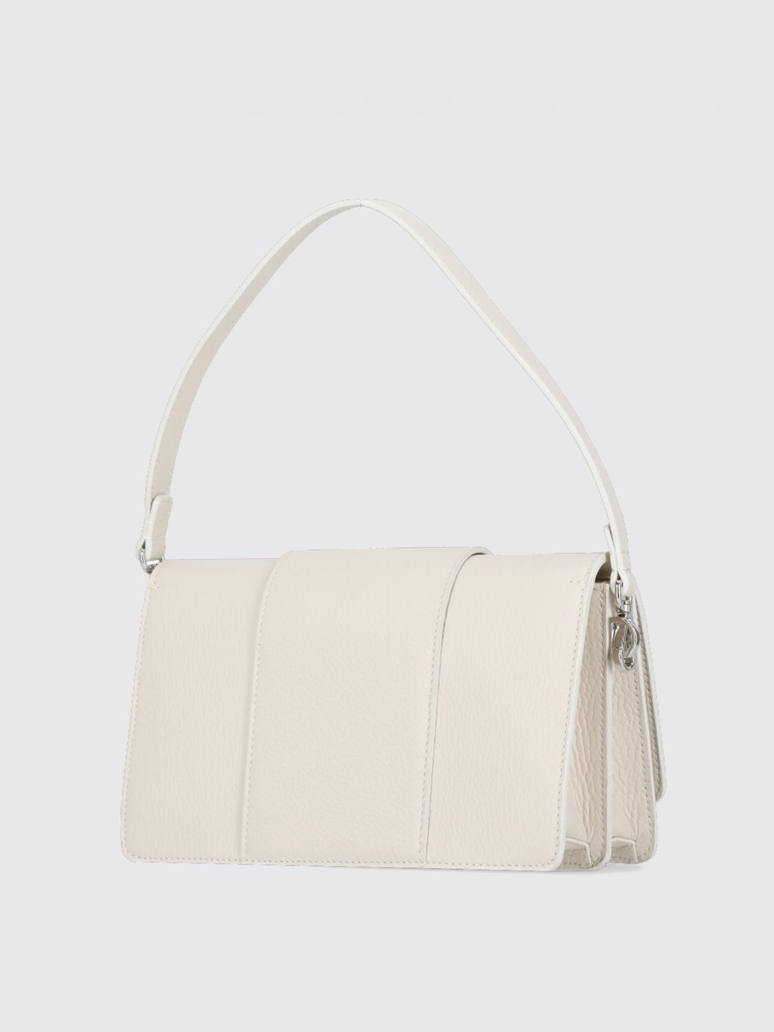 HOGAN BORSA MINI: Borsa Hogan in pelle a grana , Avorio - Img 4