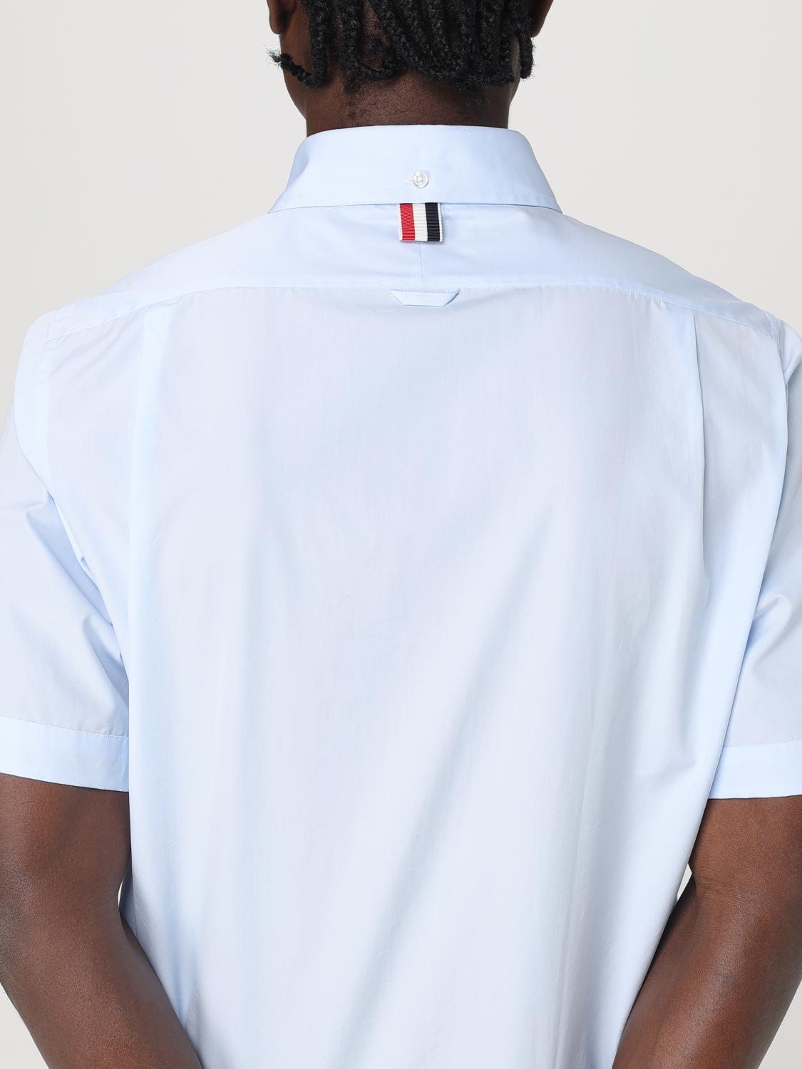 THOM BROWNE CAMICIA: Camicia Thom Browne in cotone , Azzurro - Img 5