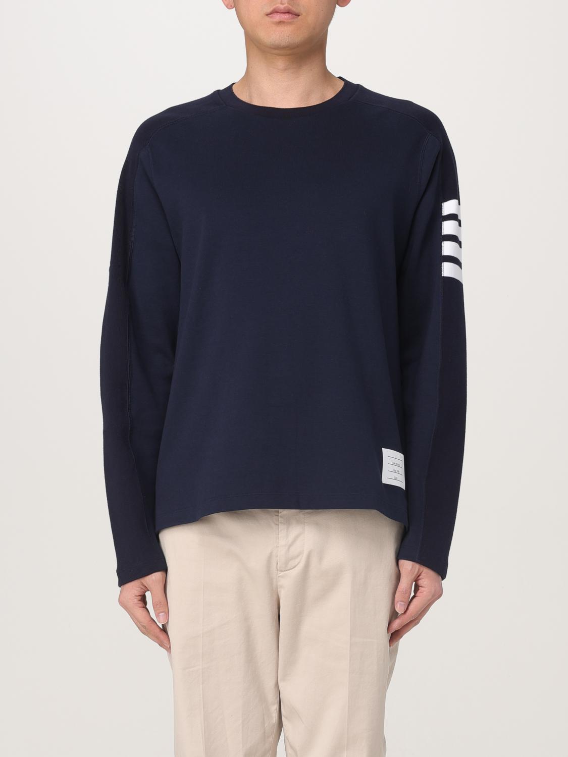THOM BROWNE CAMISETA: Polo hombre Thom Browne, Azul Oscuro - Img 1