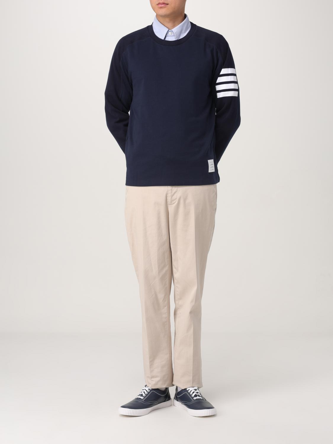 THOM BROWNE CAMISETA: Polo hombre Thom Browne, Azul Oscuro - Img 2