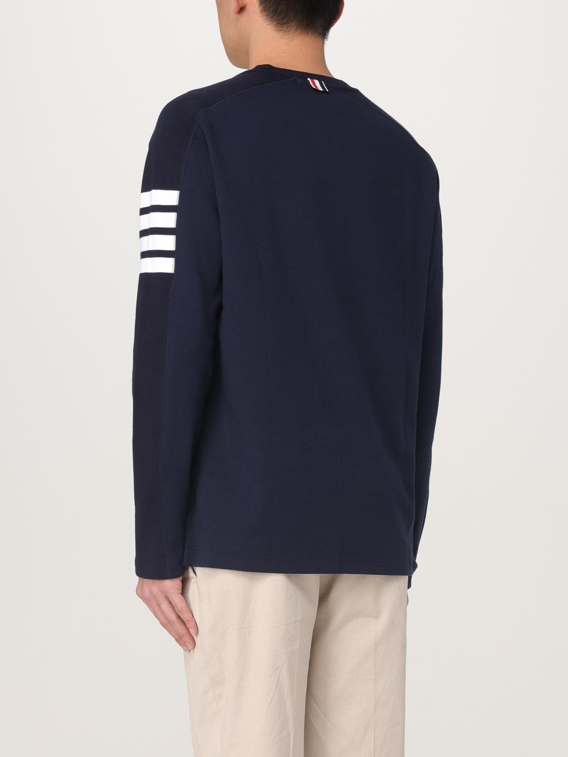 THOM BROWNE CAMISETA: Polo hombre Thom Browne, Azul Oscuro - Img 3