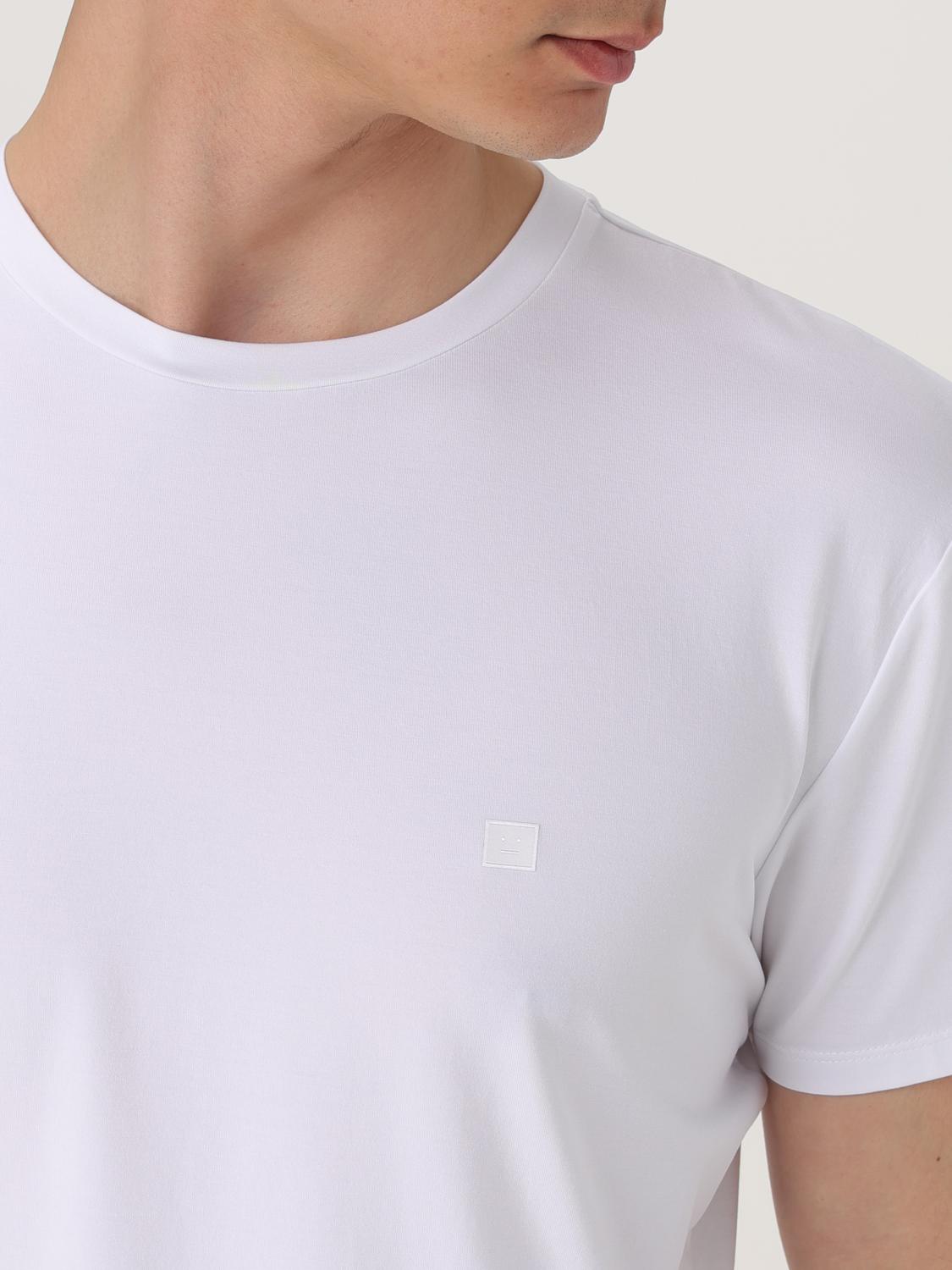 ACNE STUDIOS T-SHIRT: Polo shirt men Acne Studios, White - Img 5