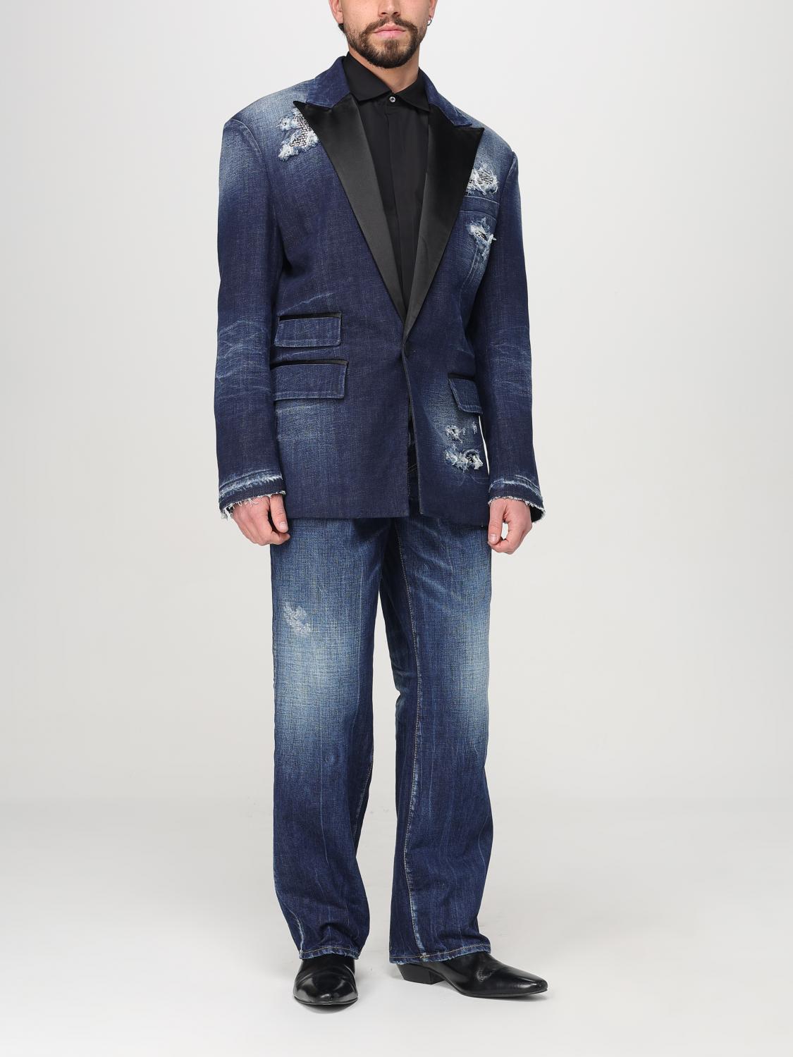 DSQUARED2 BLAZER: Blazer men Dsquared2, Blue - Img 2