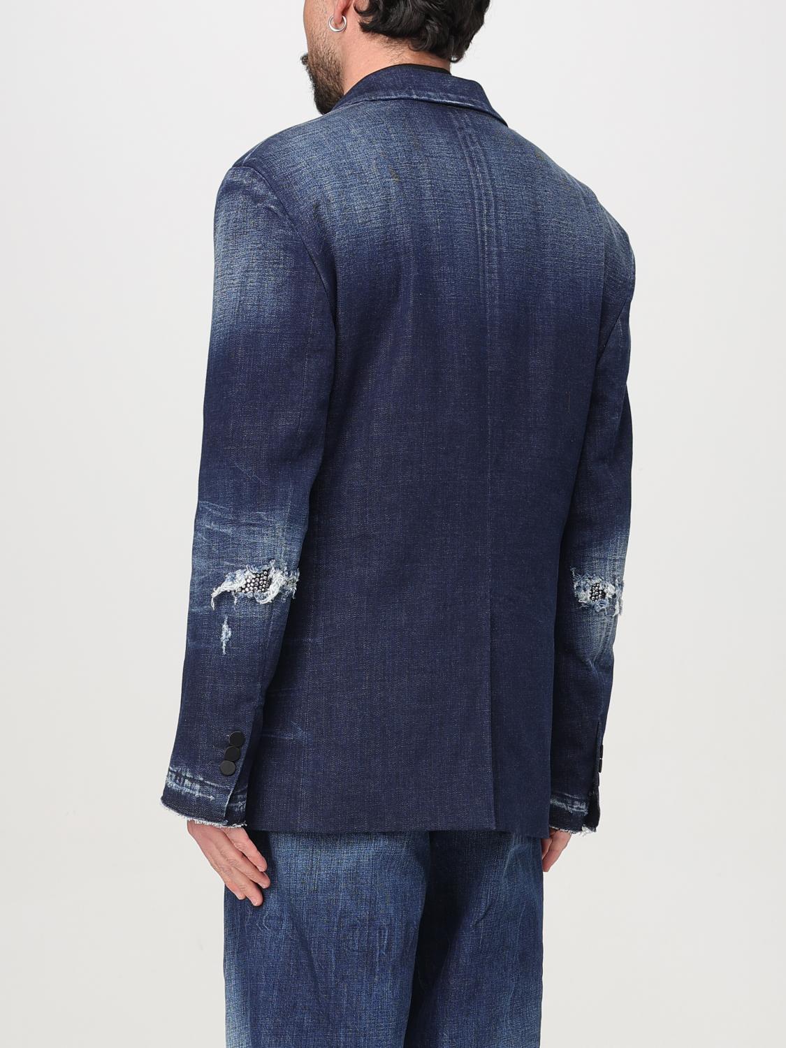 DSQUARED2 BLAZER: Blazer men Dsquared2, Blue - Img 3