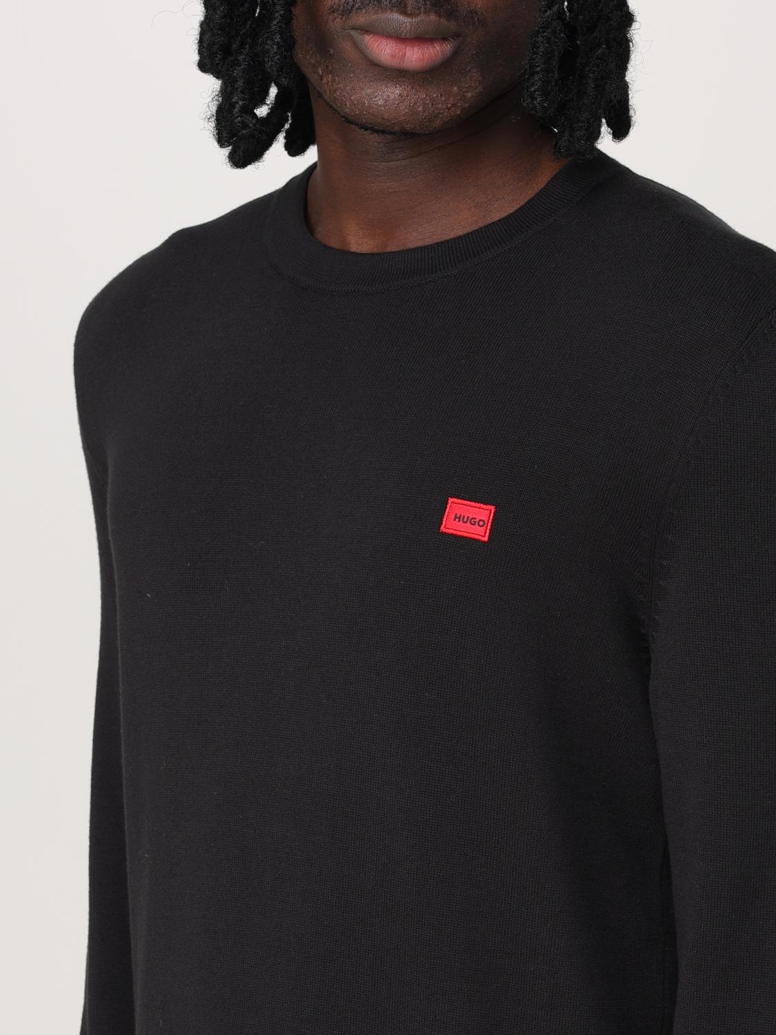 HUGO SWEATER: Sweater men Hugo, Black - Img 3