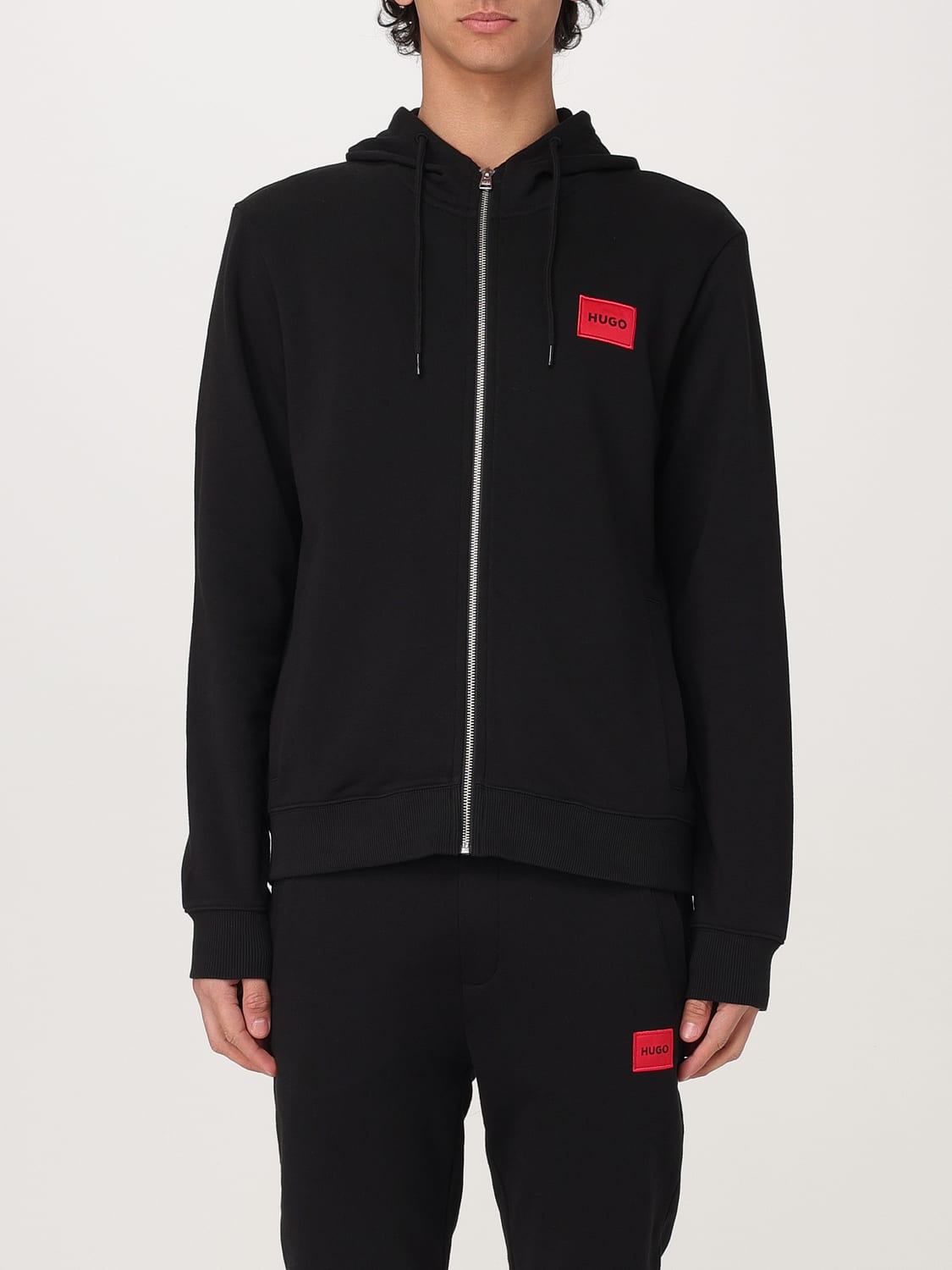HUGO SWEATSHIRT: Sweatshirt homme Hugo, Noir - Img 1