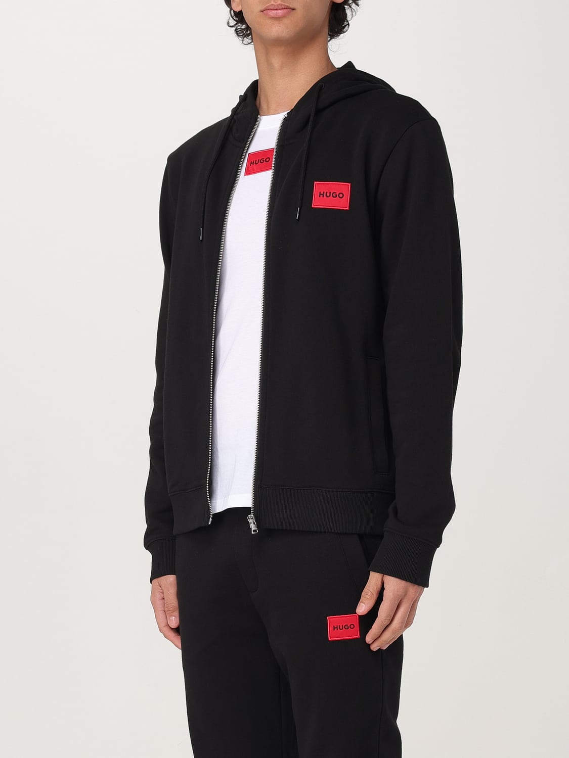 HUGO SWEATSHIRT: Sweatshirt homme Hugo, Noir - Img 4